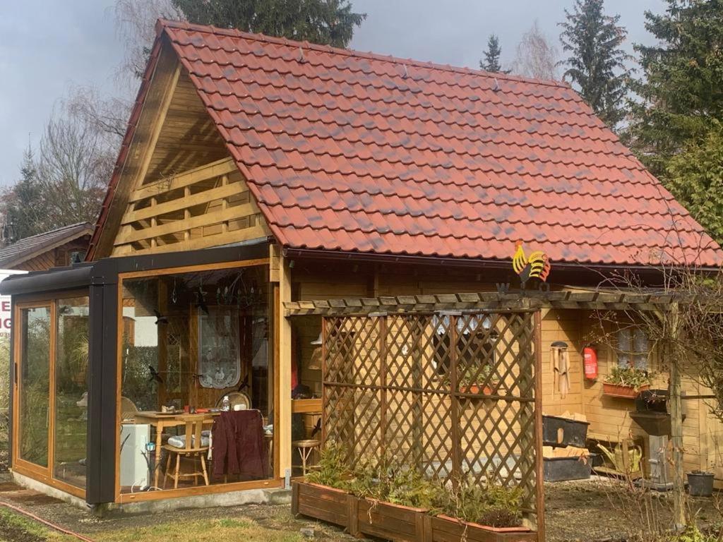 Holzhaus Mit Direktem Wasserzugang In Berlin-Koepenick Dış mekan fotoğraf