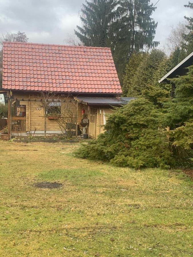 Holzhaus Mit Direktem Wasserzugang In Berlin-Koepenick Dış mekan fotoğraf